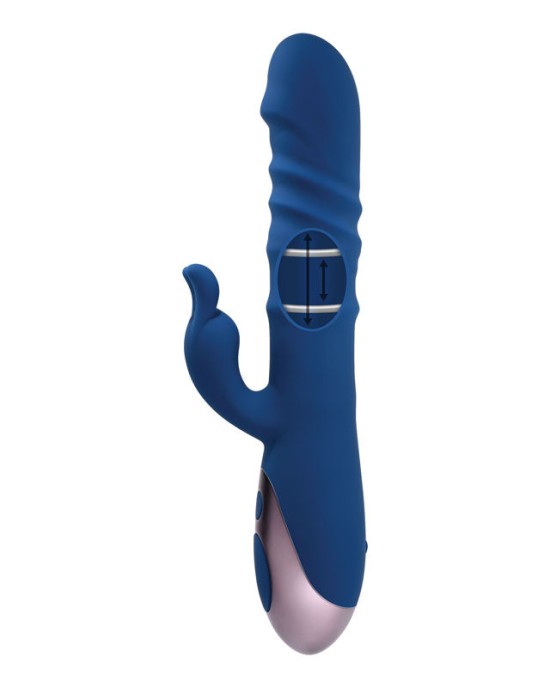 Evolved The Ringer Rabbit Vibrator - Blue