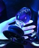 Gender X Crystal Ball Butt Plug with Suction Base - Clear