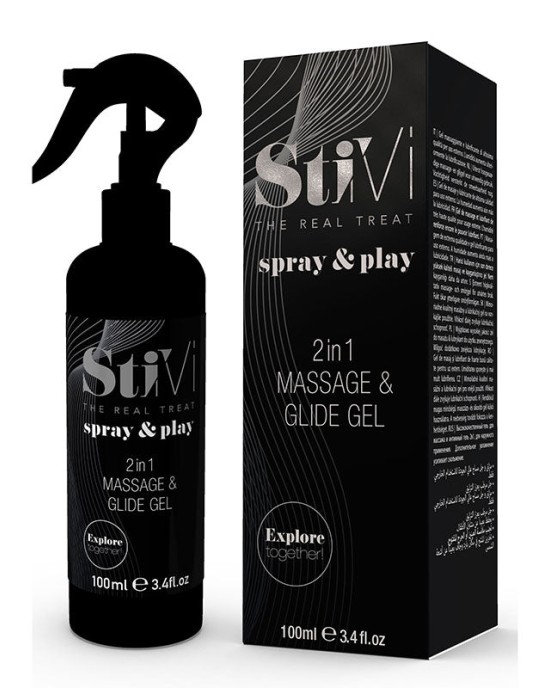 StiVi Srap & Play - 2in1 Massage & Glide Gel - 100ml