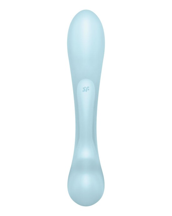 Satisfyer Triple Oh Rabbit Vibrator - Light Blue