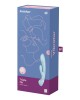 Satisfyer Triple Oh Rabbit Vibrator - Light Blue