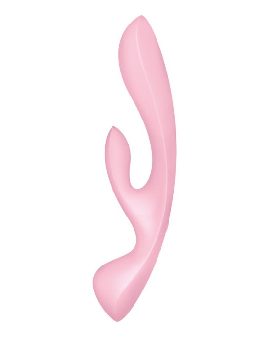 Satisfyer Triple Oh Rabbit Vibrator - Pink