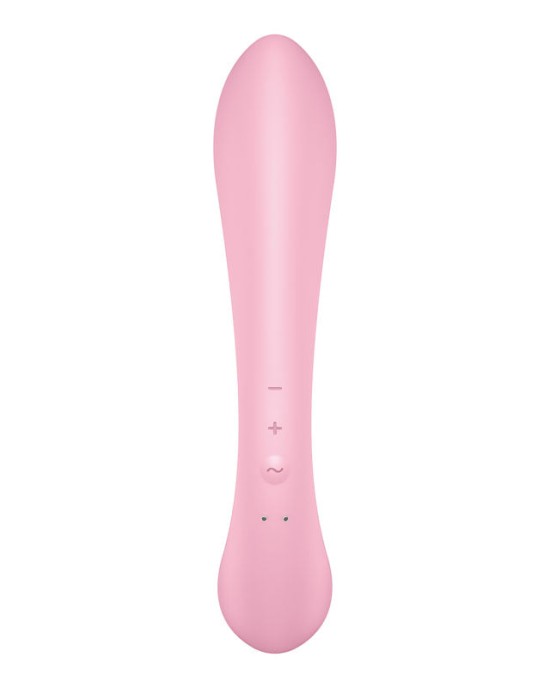 Satisfyer Triple Oh Rabbit Vibrator - Pink