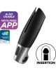 Satisfyer Power Vibrating Masturbator with App Control - Black