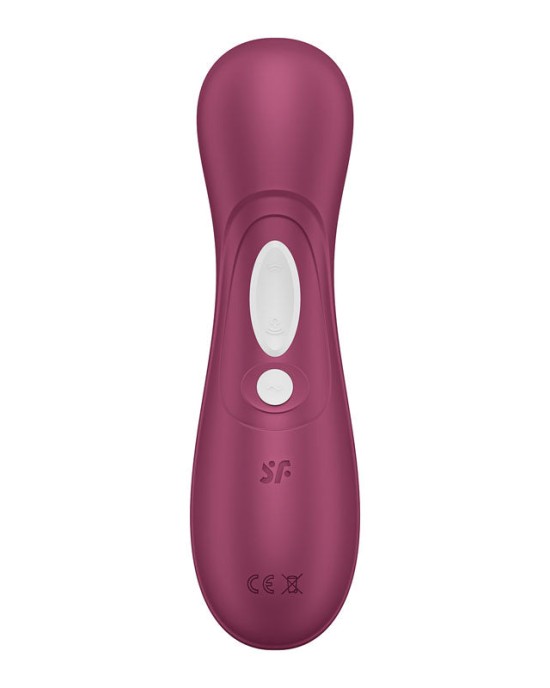 Satisfyer Pro 2 Gen 3 Clitoral Stimulator with App Control - Wine Red