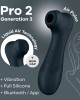 Satisfyer Pro 2 Gen 3 Clitoral Stimulator with App Control - Dark Grey