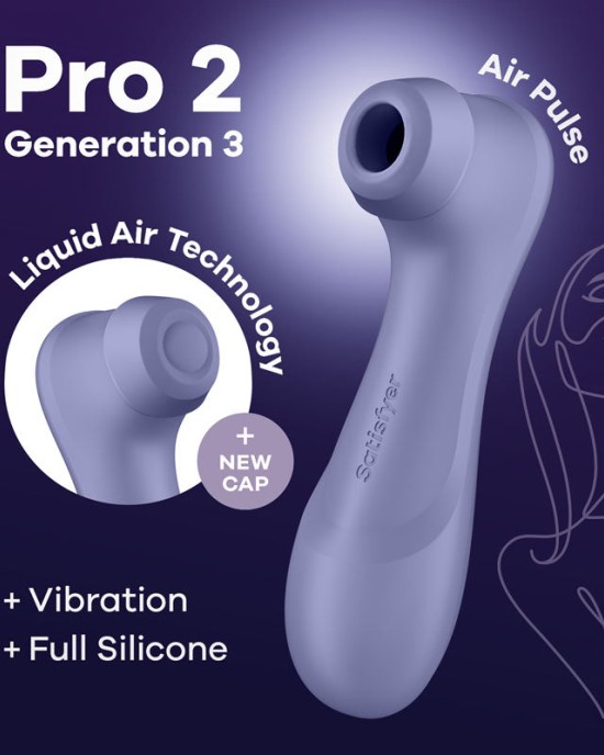 Satisfyer Pro 2 Gen 3 Touch-Free Clitoral Stimulator - Lilac