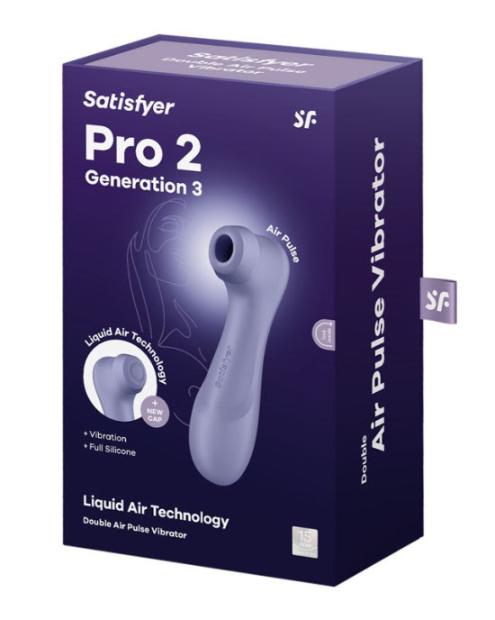 Satisfyer Pro 2 Gen 3 Touch-Free Clitoral Stimulator - Lilac