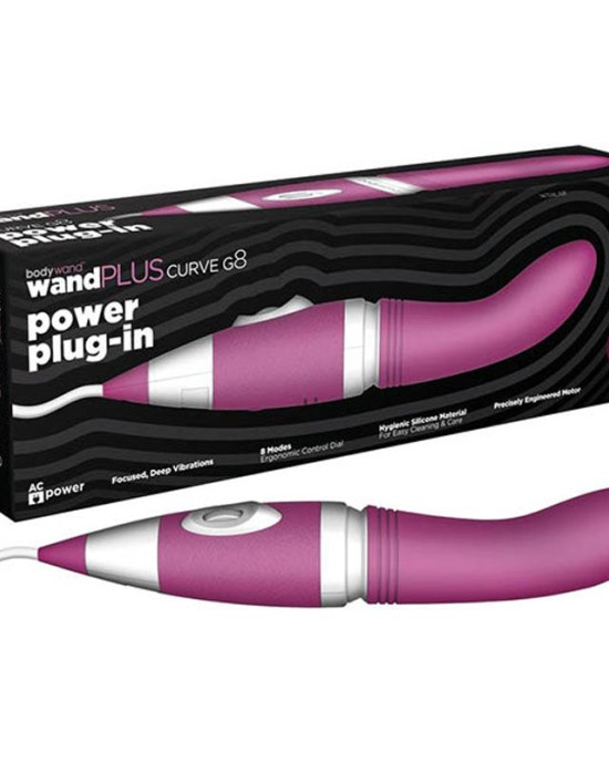 Bodywand Plus Curve G8 - Purple Mains Powered Massager Wand