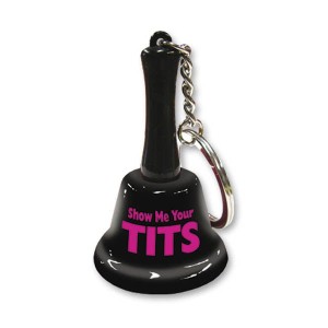 Show Me Your Tits Keychain Bell