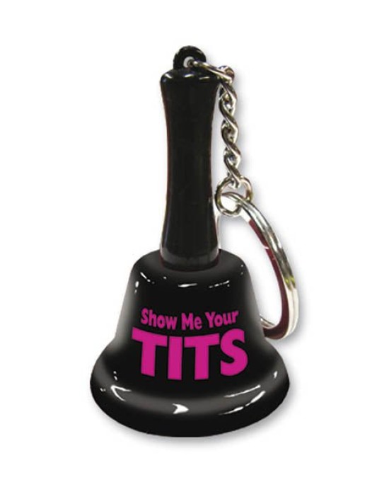 Show Me Your Tits Keychain Bell