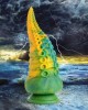 Creature Cocks Monstropus Tentacled Monster Fantasy Dildo - Green/Yellow