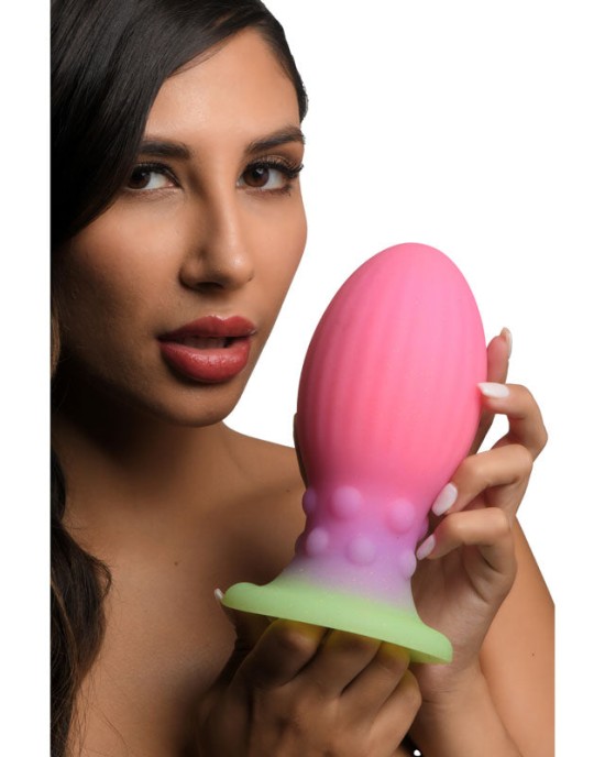 Creature Cocks XL Xeno Fantasy Egg - Pink Glow in Dark