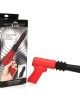 Master Series Pistol Pounder Thrusting Vibrator with Gun Handle - Black/Red