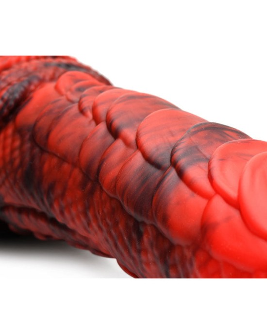 Creature Cocks Fire Dragon Red Scaly fantasy Dildo