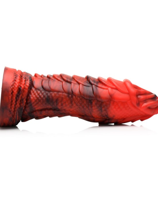 Creature Cocks Fire Dragon Red Scaly fantasy Dildo