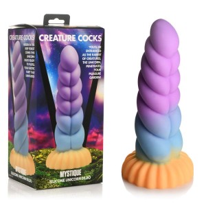 Creature Cocks Mystique Fantasy Unicorn Dildo - Coloured