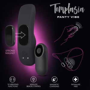 Temptasia Remote Control Panty Vibe - Black