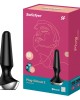 Satisfyer Plug-ilicious 2 - Black Vibrating Butt Plug with App Control