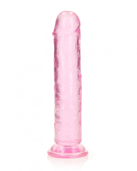 RealRock 8 Inch Straight Dildo - Pink