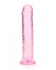 RealRock 8 Inch Straight Dildo - Pink