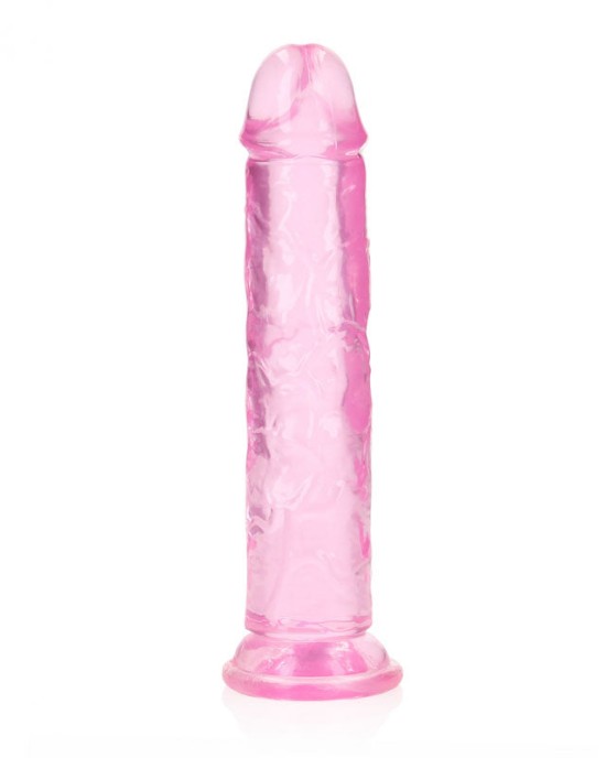 RealRock 8 Inch Straight Dildo - Pink