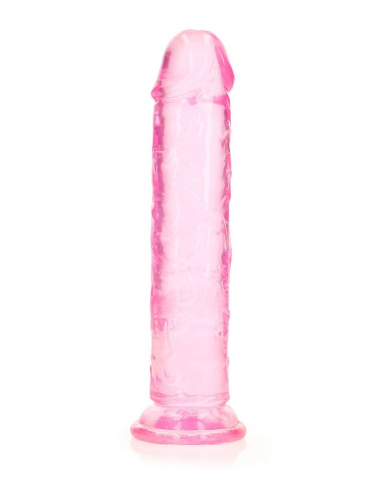 RealRock 8 Inch Straight Dildo - Pink