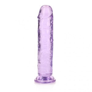 RealRock 8 Inch Straight Dildo - Purple