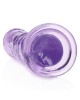 RealRock 8 Inch Straight Dildo - Purple