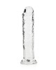 RealRock 8 Inch Straight Dildo - Clear