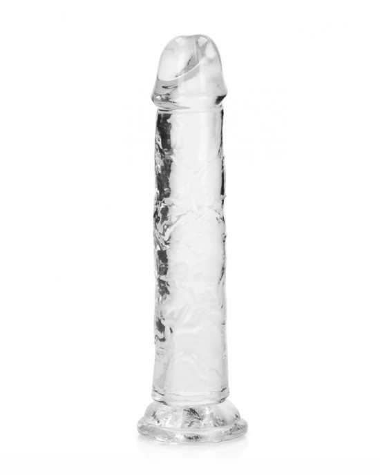 RealRock 8 Inch Straight Dildo - Clear