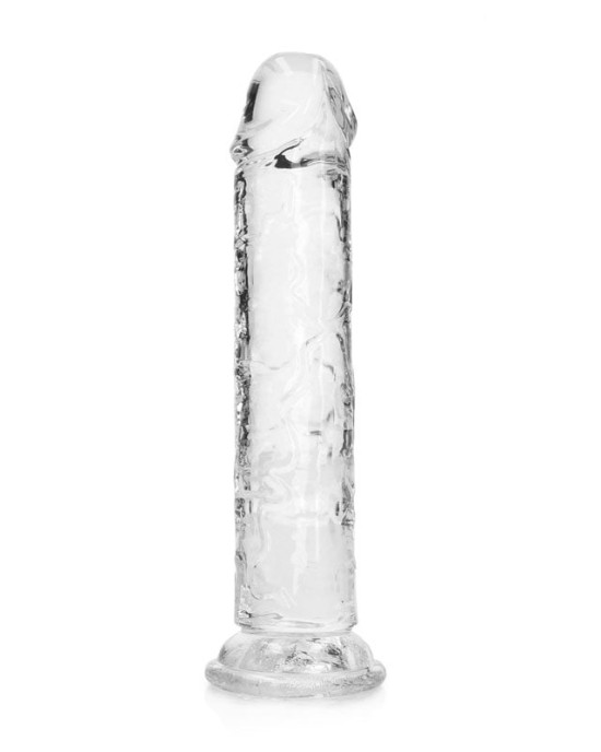 RealRock 8 Inch Straight Dildo - Clear