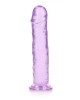 RealRock 11 Inch Straight Dildo - Purple