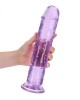 RealRock 11 Inch Straight Dildo - Purple