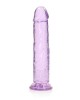 RealRock 11 Inch Straight Dildo - Purple