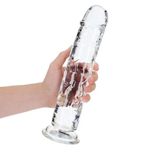 RealRock 11 Inch Straight Dildo - Clear