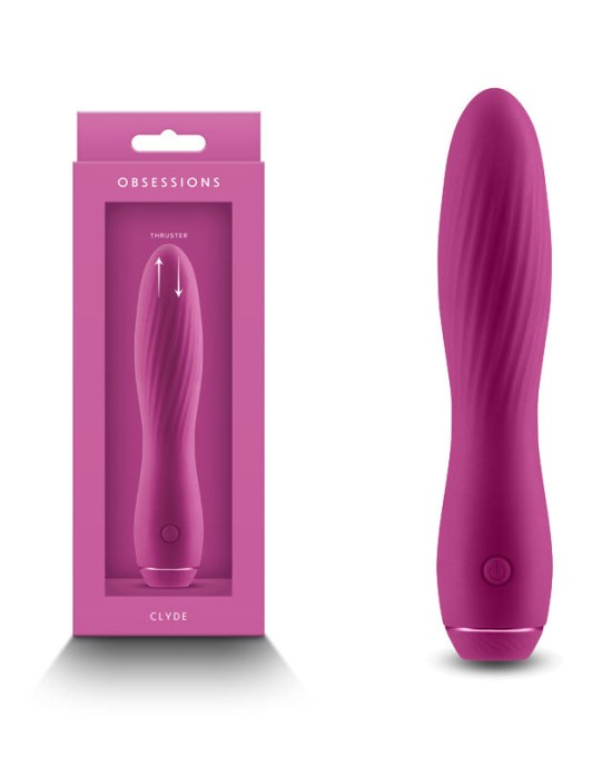 Obsessions Clyde Classic Vibrator - Dark Pink