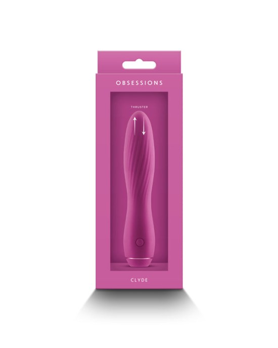 Obsessions Clyde Classic Vibrator - Dark Pink