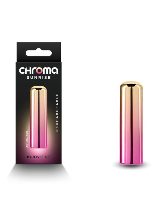 Chroma Sunrise Small Bullet - Metallic Pink/Gold