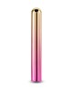 Chroma Sunrise Large Slim Vibrator -  Metallic Pink/Gold