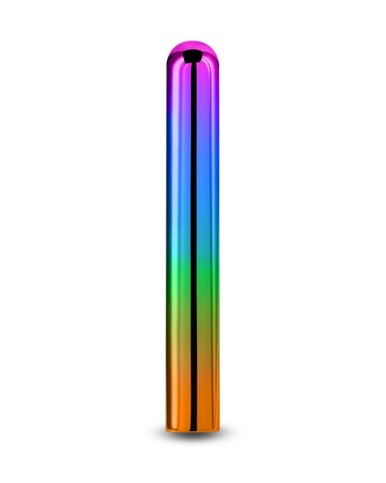 Chroma Rainbow Large Slim Vibrator - Metallic Rainbow