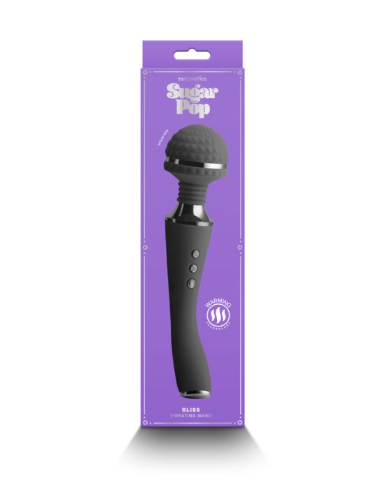 Sugar Pop Bliss Massager Wand - Black