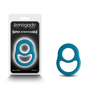 Renegade Cradle Cock & Ball Ring - Teal