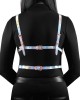 Cosmo Harness Risque - Metallic Rainbow Harnes - L/XL