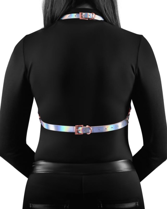 Cosmo Harness Vamp - Metallic Rainbow Harness S/M