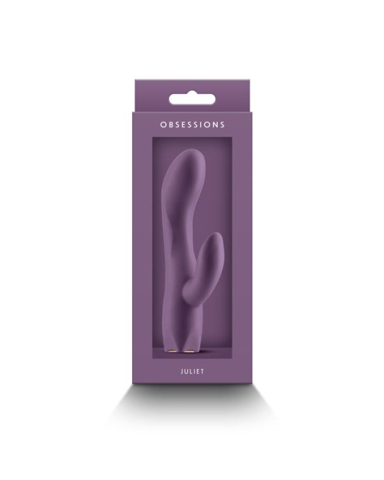 Obsessions Juilet Rabbit Vibrator - Dark Purple