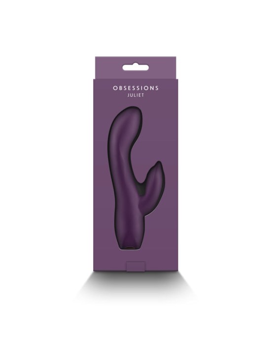 Obsessions Juilet Rabbit Vibrator - Dark Purple