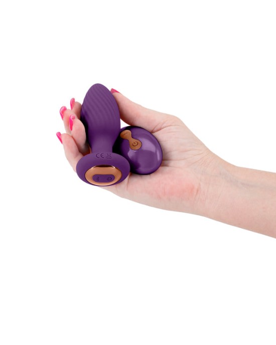 InYa Alpine Vibrating Butt Plug with Remote - Purple