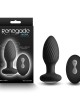 Renegade Alpine Vibrating Butt Plug with Remote - Black