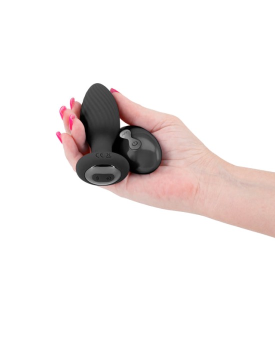 Renegade Alpine Vibrating Butt Plug with Remote - Black